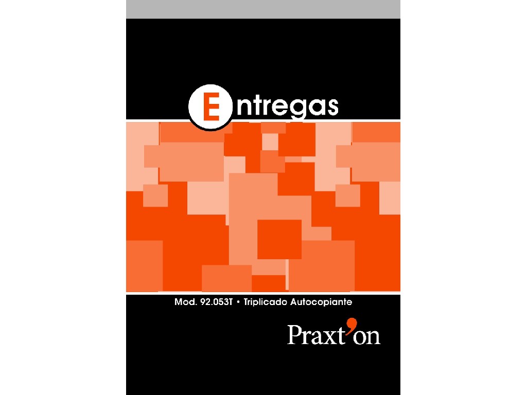TALONARIO PRAXTON NOTA ENTREGA 4º NAT TRIPL 92053T