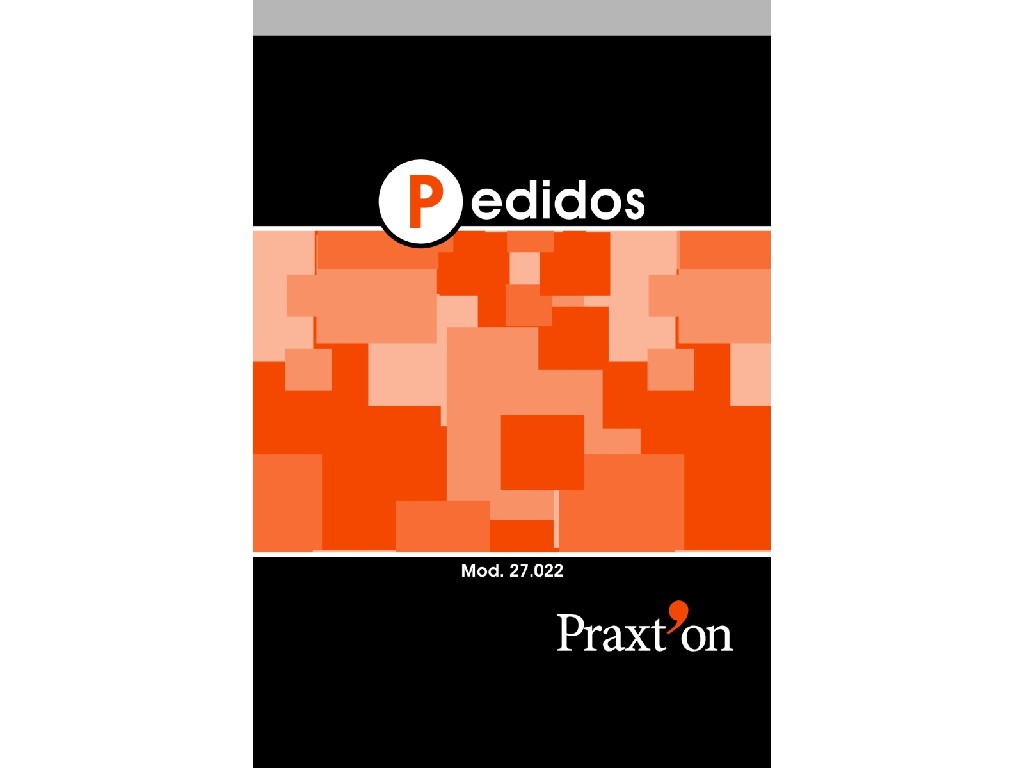 TALONARIO PRAXTON PROP.PEDIDO 4º NATURAL 27022