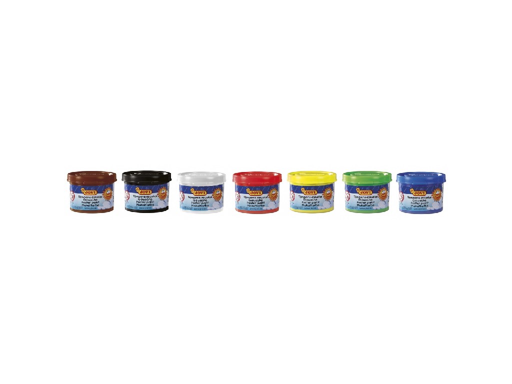TEMPERA JOVI 507 C/7 COLORES SURTIDOS 35 ML