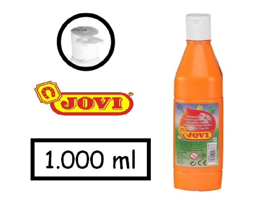 TEMPERA JOVI 1000 CC. LIQUIDA NARANJA 51106