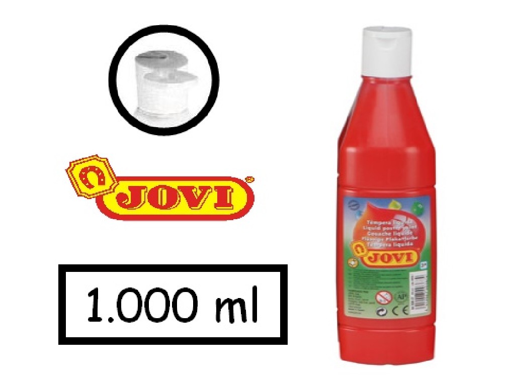 TEMPERA JOVI 1000 CC. LIQUIDA BERMELLON 51107