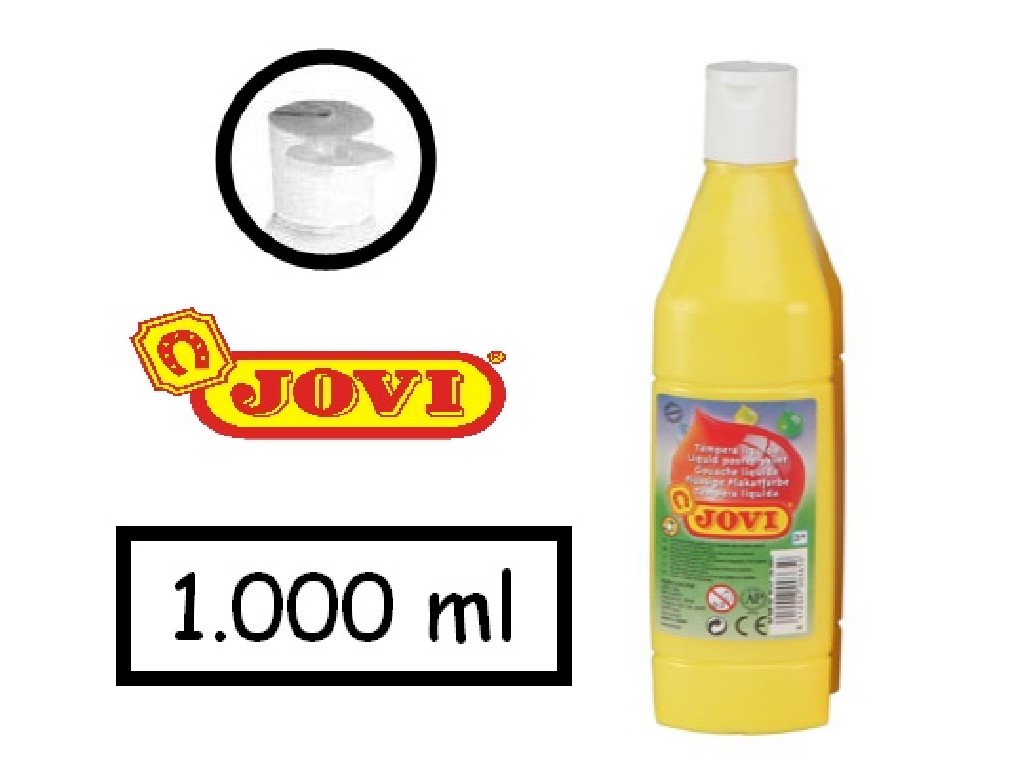 TEMPERA JOVI 1000 CC. LIQUIDA AMARILLO  51102