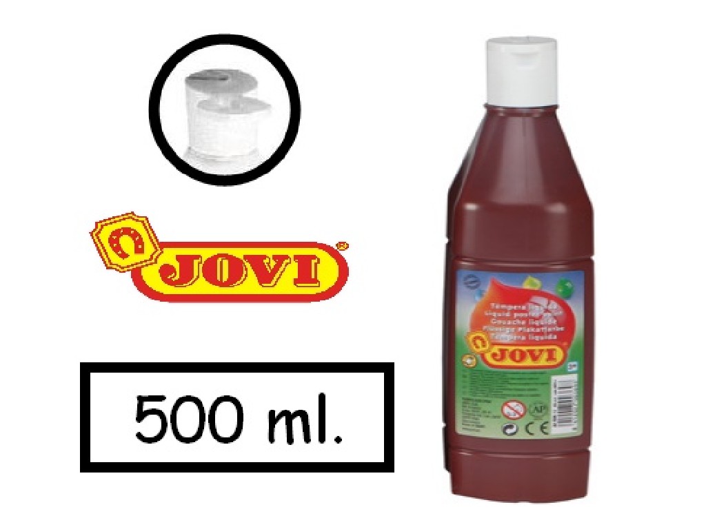 TEMPERA JOVI  500 CC. LIQUIDA MARRON 50612