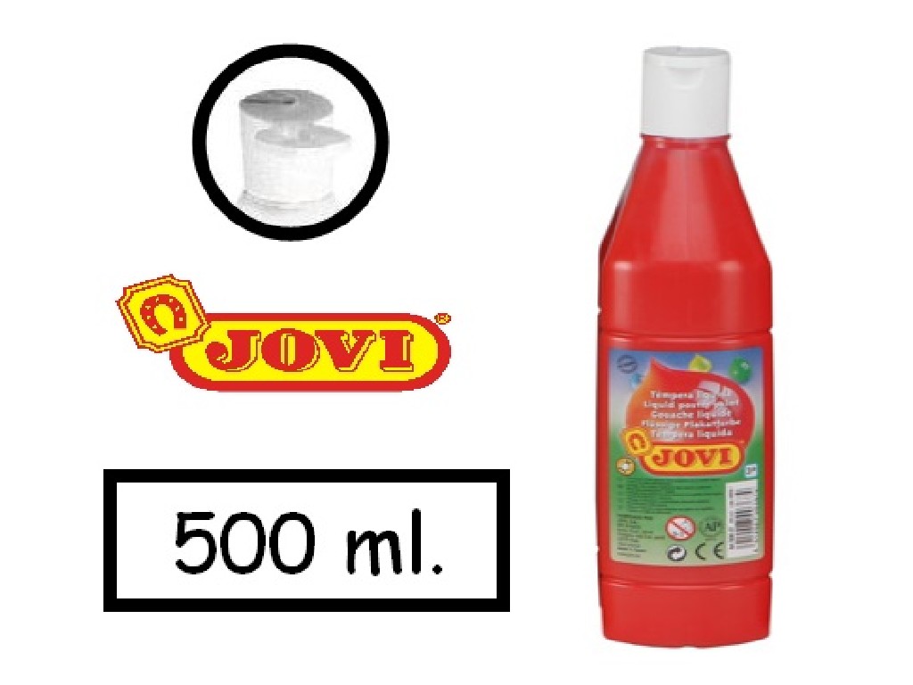 TEMPERA JOVI  500 CC. LIQUIDA BERMELLON 50607