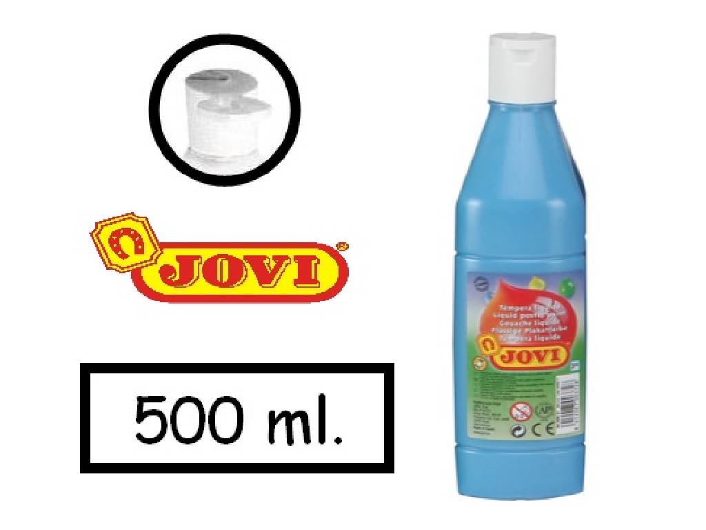 TEMPERA JOVI  500 CC. LIQUIDA AZUL CYAN 50621