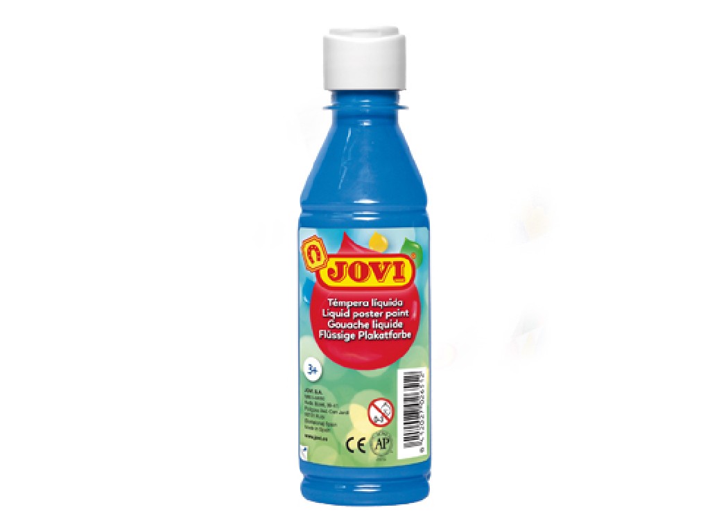 TEMPERA JOVI  250 CC. LIQUIDA AZUL CYAN 50221