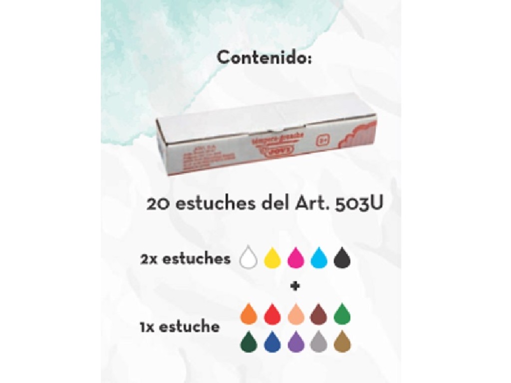 TEMPERA JOVI 503 35 ML EXPOSITOR 100 BOTES 510E100