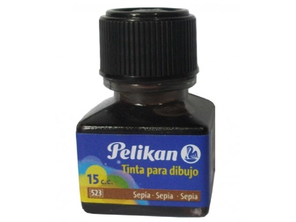TINTA CHINA FRASCO PELIKAN 523 10 ML. SEPIA