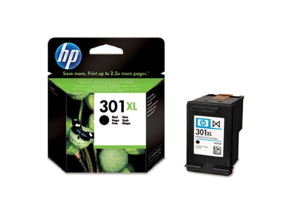 TINTA IMPRE. H.P. CH563EE = 301XL NEGRO