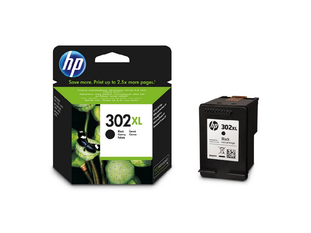 TINTA IMPRE. H.P. F6U68AE = 302XL NEGRO