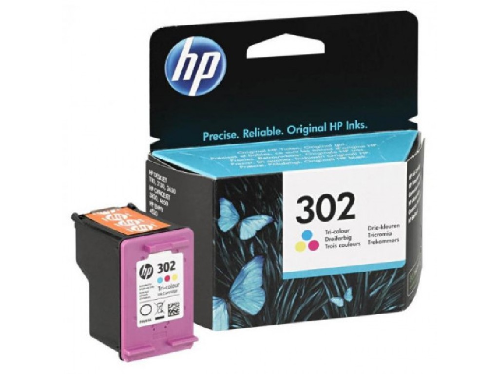 TINTA IMPRE. H.P. F6U65AE = 302 TRICOLOR 165 PAG