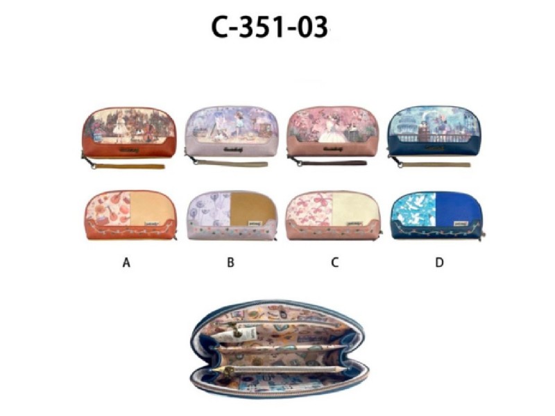 NVA MONEDERO SWEET&CANDY C35103 A-B-C-D 21x13 CM