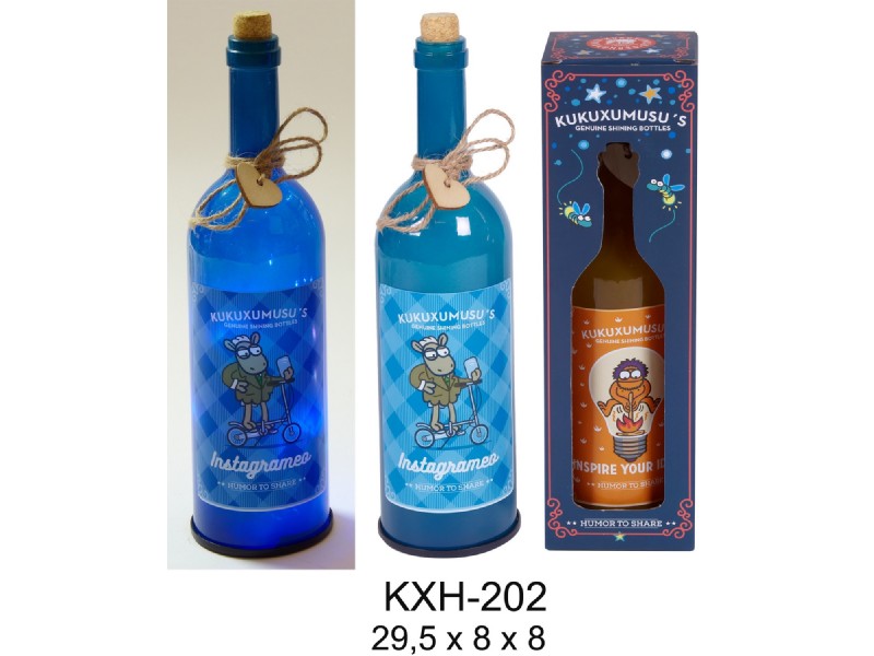 NRO BOTELLA LUZ KUKUXUMUSU KXH202 INSTAGRAMEO