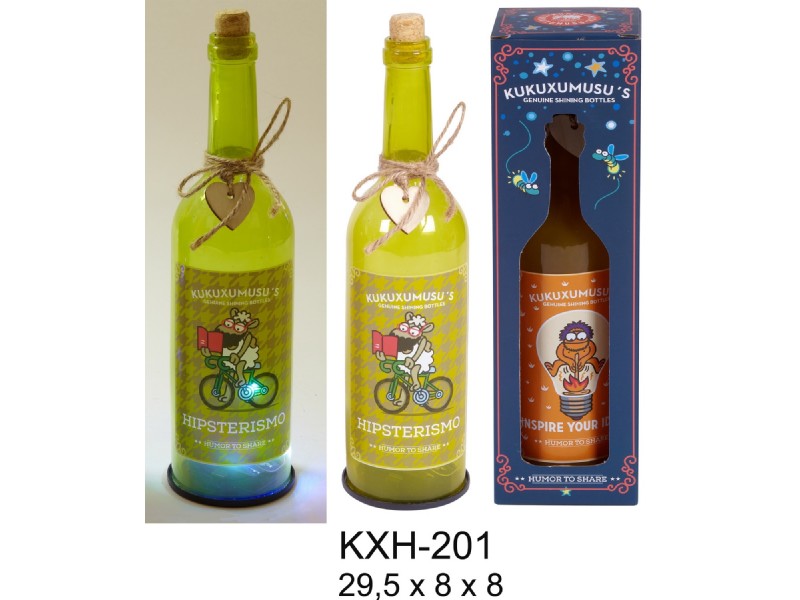 NRO BOTELLA LUZ KUKUXUMUSU KXH201 HIPSTERISMO
