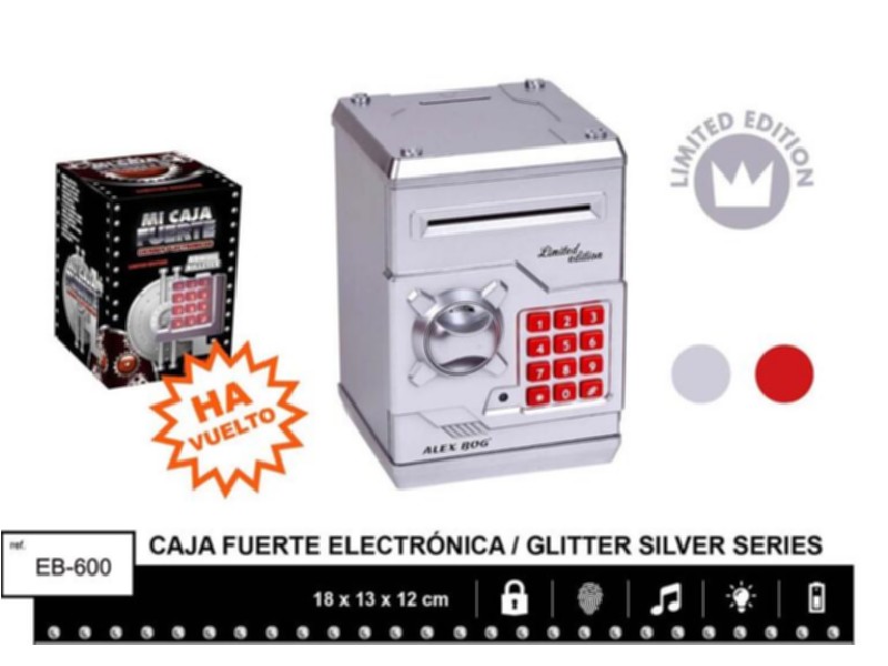 NRO CAJA FUERTE EB600 PLATA BRILLANTE